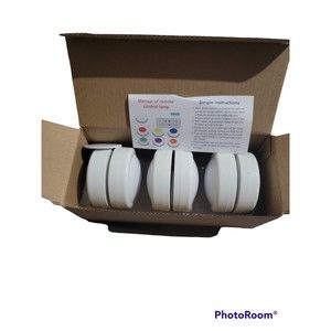 13 Colors Changeable LED Puck lightings Battery Powered Dimmer